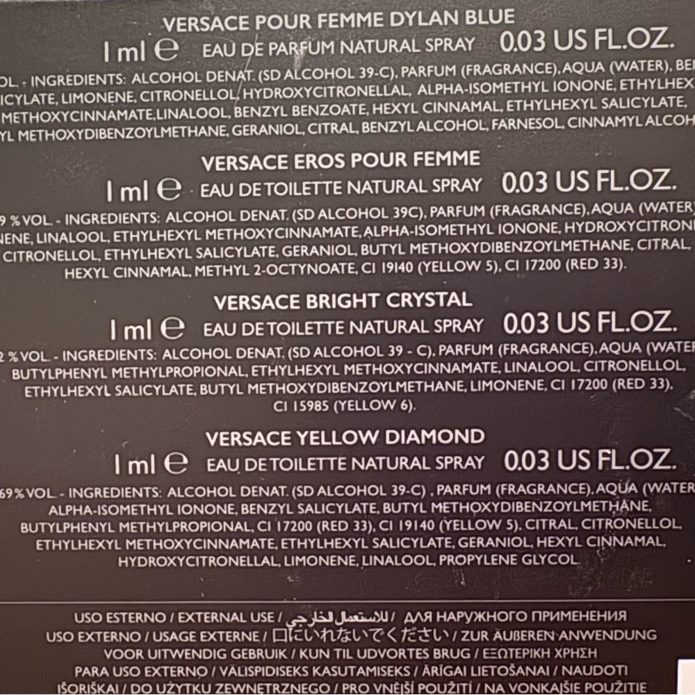 Versace Mini Perfume Set - Picture 6 of 6